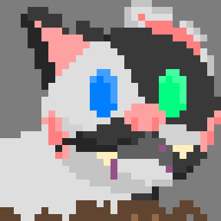 [d0027a] ¨hmm, okay.care for a mouse?¨ -she got a dead mouse out from her box- -Oreo