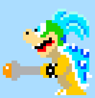 [08db01] Super Mario Bros. New Larry Koopa