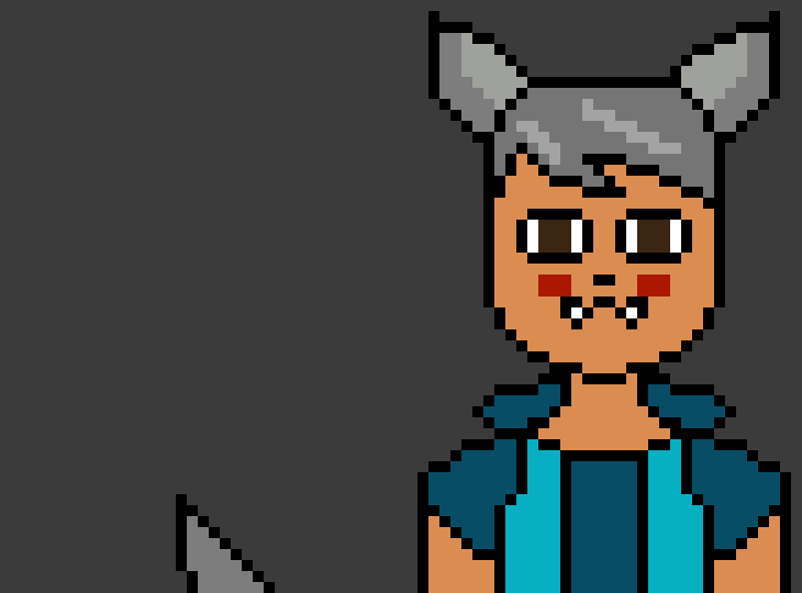 [4fbda4] (touches eve's tail and starts nibbling her neck)- Evan