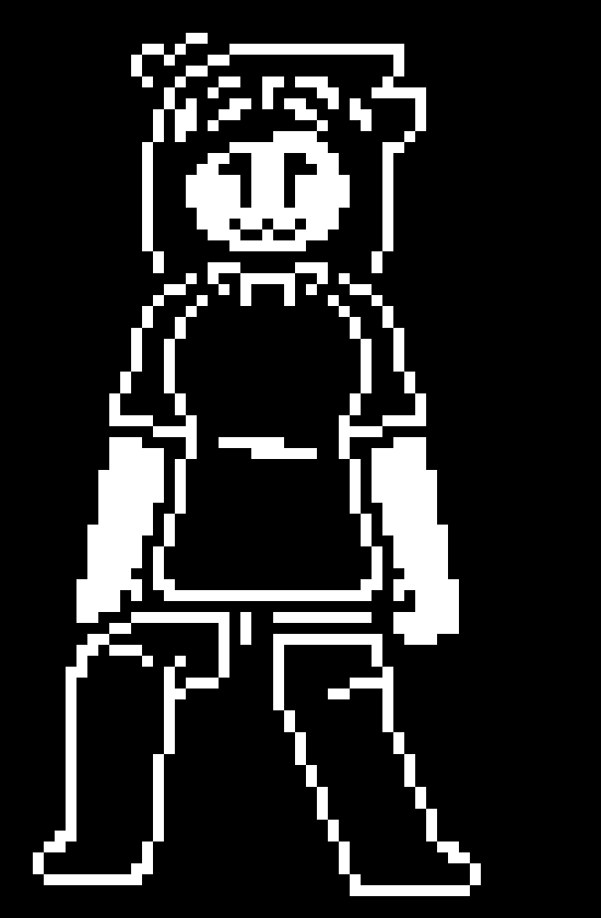 [77b851] - Swirls feet around in a pond staring at the reflection of the water rippling -