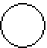 [9664c4] Pixel Art Circle 1