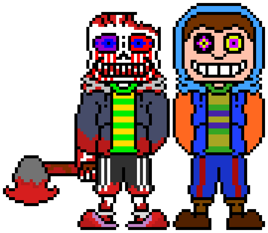 [d6b045] Both: NO MORE BAD JOKES *Summons Green and Blue Fire around RevertTerror*