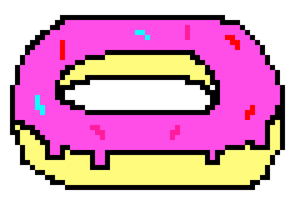 [2f5b3c] Doughnut PixelArt