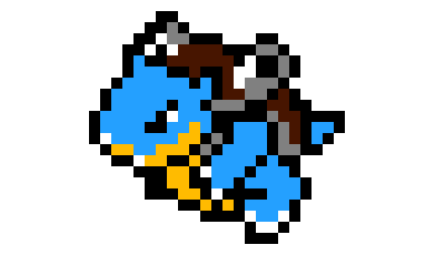 [edb59c] Pixel Blastoise