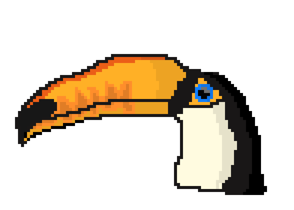 [9664c4] pixel toucan
