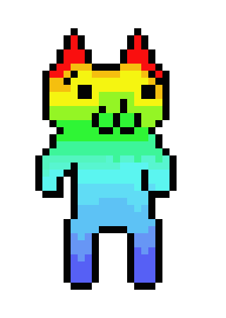 [ef30b8] 彩虹猫里奥-模仿