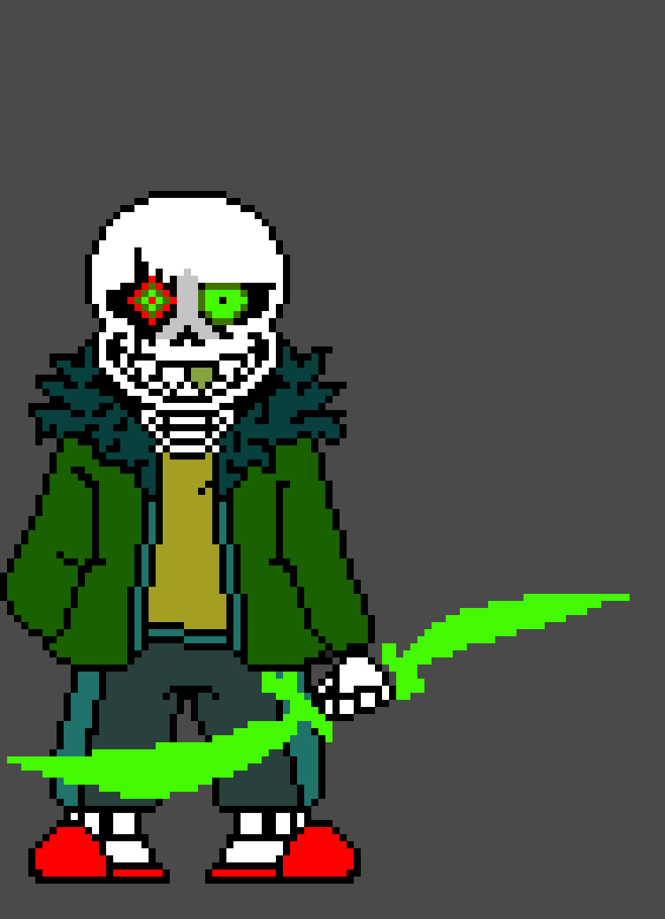 [e2c4a5] Look...Kid...Why did you *SLASH* ..... ight guess i'm gonna get to have a G.R.E.A.T.T.I.M.E" -TM!UnderFell Sans