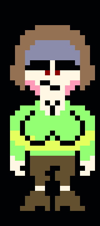 [14e409] Catgirl Chara says, "The new design is trash. Old design better." [lss]