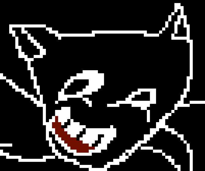 [00fef4] WHILE YOU TWO FOOLS WERE "BICKERING" I MADE THIS DEMON FOR ONE OF YOU TO USE! -Jack-O