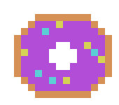[1512e2] Pixel Art Donut