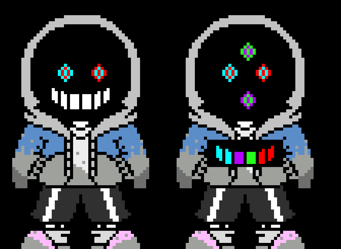 [d082ec] dust dust sans and dusttale obsessed monster (credits in desc)