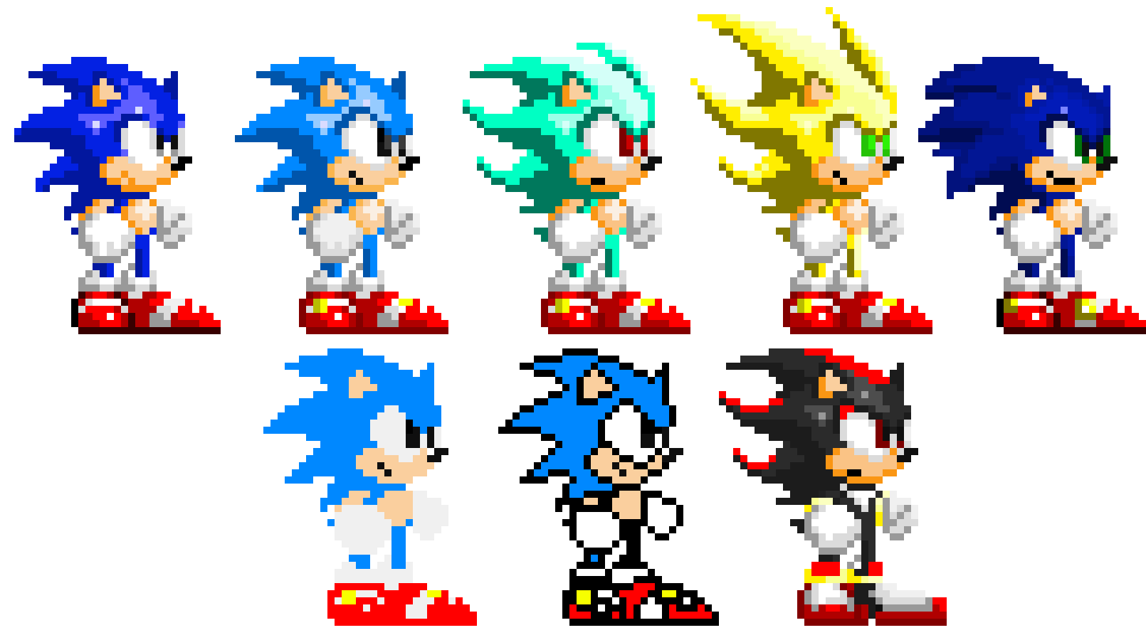 [9664c4] Sonic Redesigns FIX variant WHITE