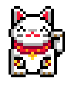 [1cf707] pixel art cat