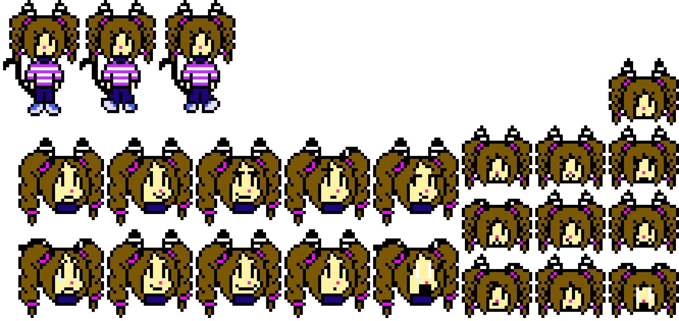 [9664c4] kitten 1 year older sprite sheet 1