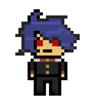 [8bd4db] danganronpa pixel sprite base
