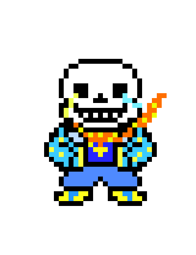 [9664c4] Sans' Sprite new fan game cloudtale. (genoside run)