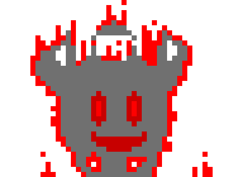 [8206a1] *puts his f i r e   s w o r d into the ground and makes a fire wall* -Smiley