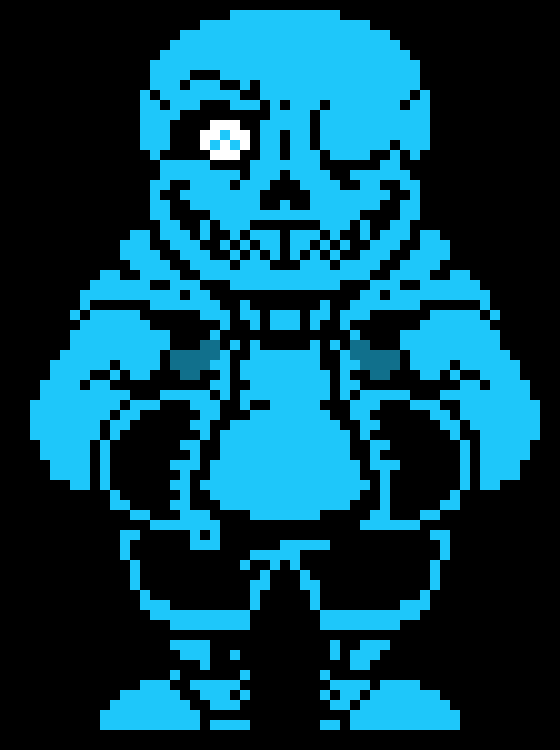 [68791c] Cyanfell Sans Battle Sprite