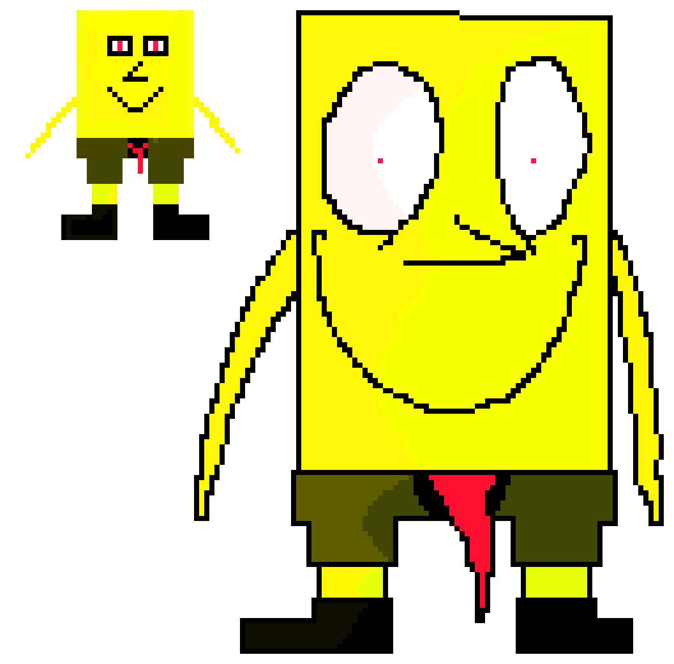 [288542] spongebob pixel art (remastered)