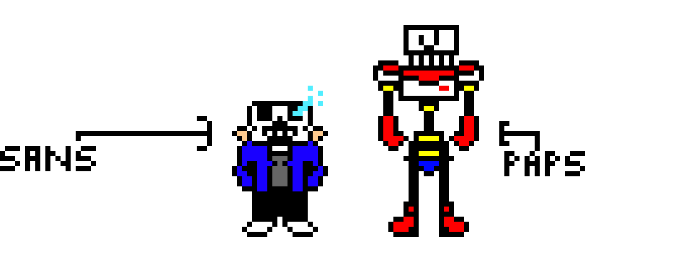 [25e422] Sans & Papyrus My version