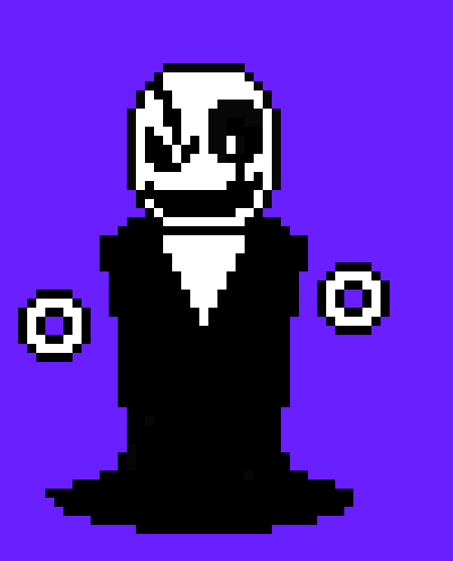 [2ef55a] Gaster-Ha you kill me? We are in the void,I no longer exist,you attacks will have no effect on me unless I have a form to control