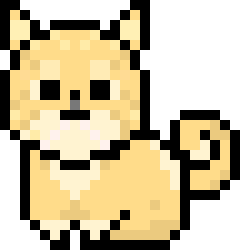 [b3d572] cachorro amarelo sprite 4