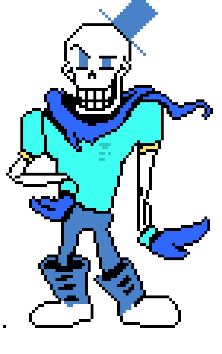 [69ccb2] internationaltale Sans and Papyrus Battle Sprite. (Update Papyrus's Head)