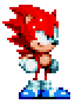 [57ed7b] kicks him away and grabs the emerald, and the special stage starts collapsing and it rotates faster and faster)