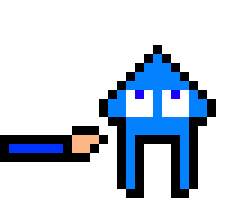 [2a2d7b] Don't mess with me or you'll come face to face with my gaster blasters  -inkling boi