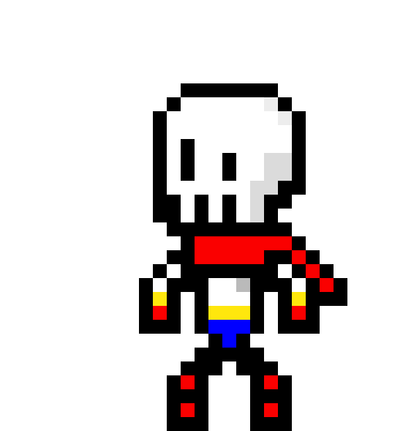 [9664c4] Papyrus pixel art