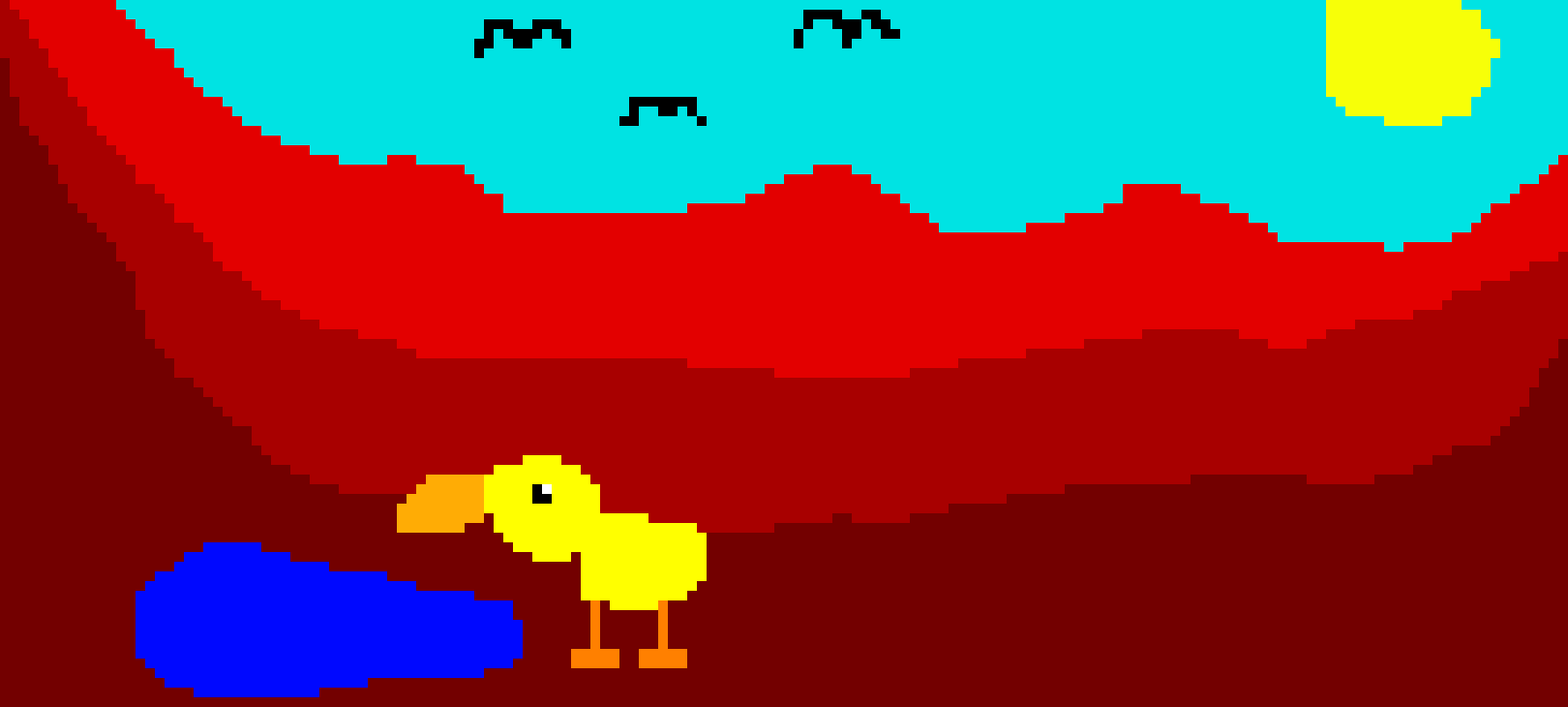 [beefb1] drawing of duck