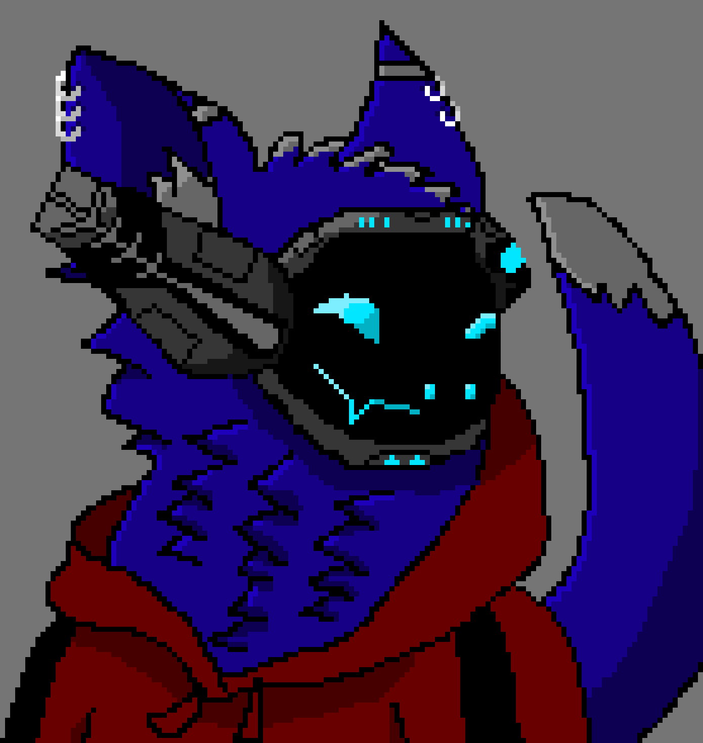 [843b57] *laughs stop playing with my mask ok? *puts Smokey on the couch* *continues playing Search and Destroy* -John