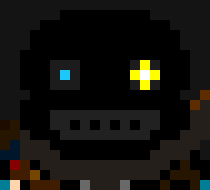 [46ea29] hey,um...i hate to interrupt anyone,but...has anyone seen an error sans walk by here?dark clothing,strange flappy thing hanging down his side,red and yellow eye,spaces between each pixal of his teeth?