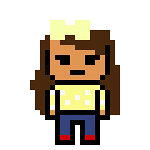 [4aeedf] danganronpa pixel sprite base