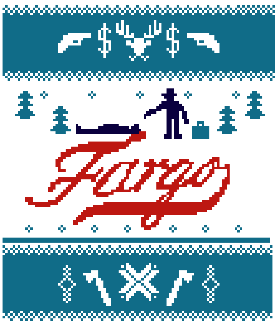 [9664c4] fargo şablon modern kanavice