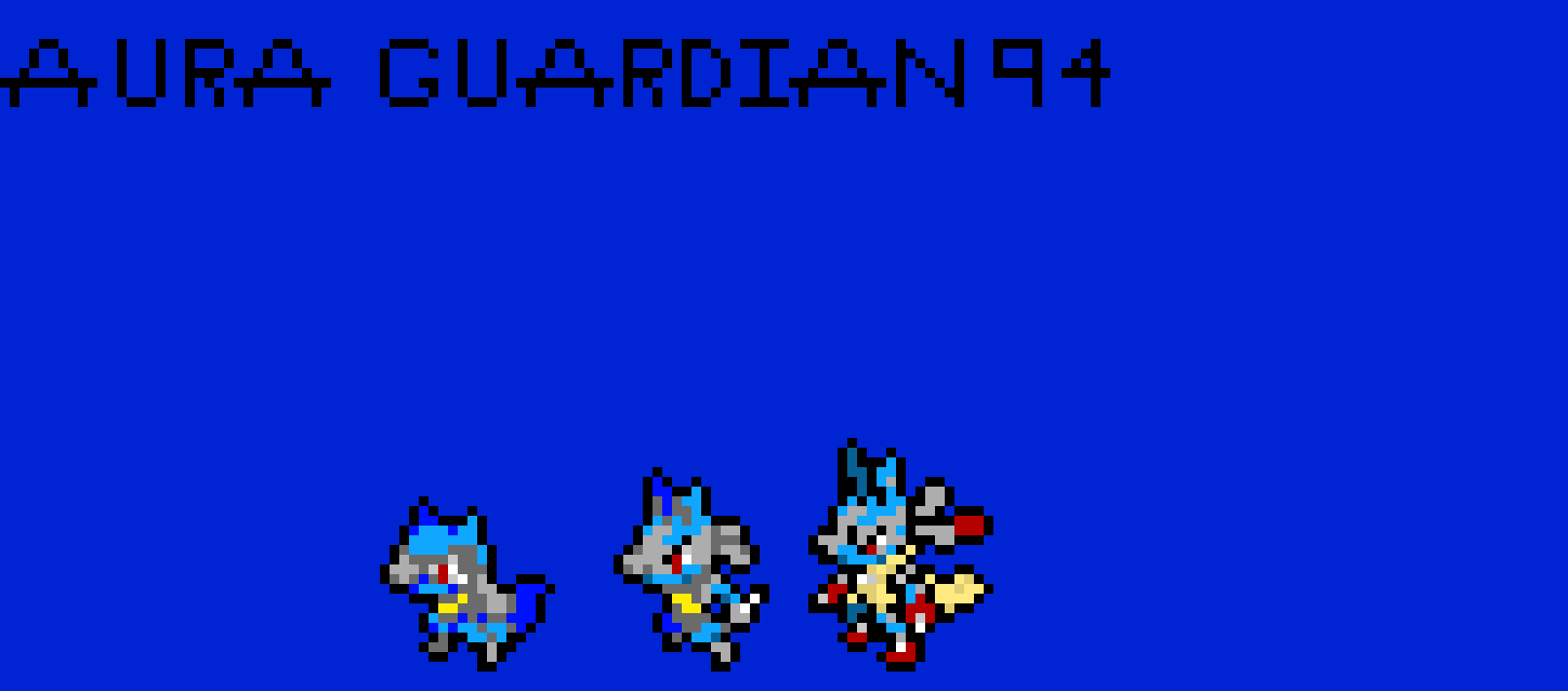 [9664c4] Riolu Evolution Line For Aura Guardian 94