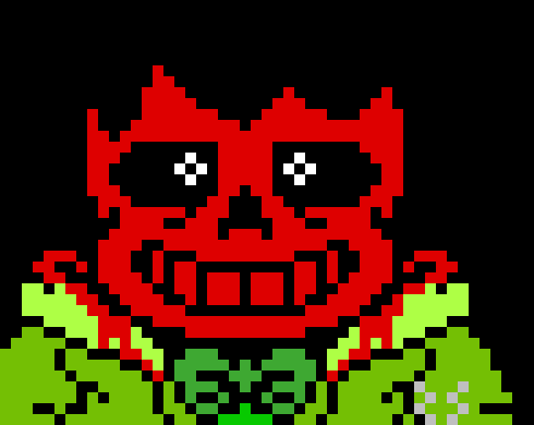 [390dcd] this dude looks like a 1/2 eaten tomato