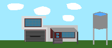 [4c01d1] House with water tank