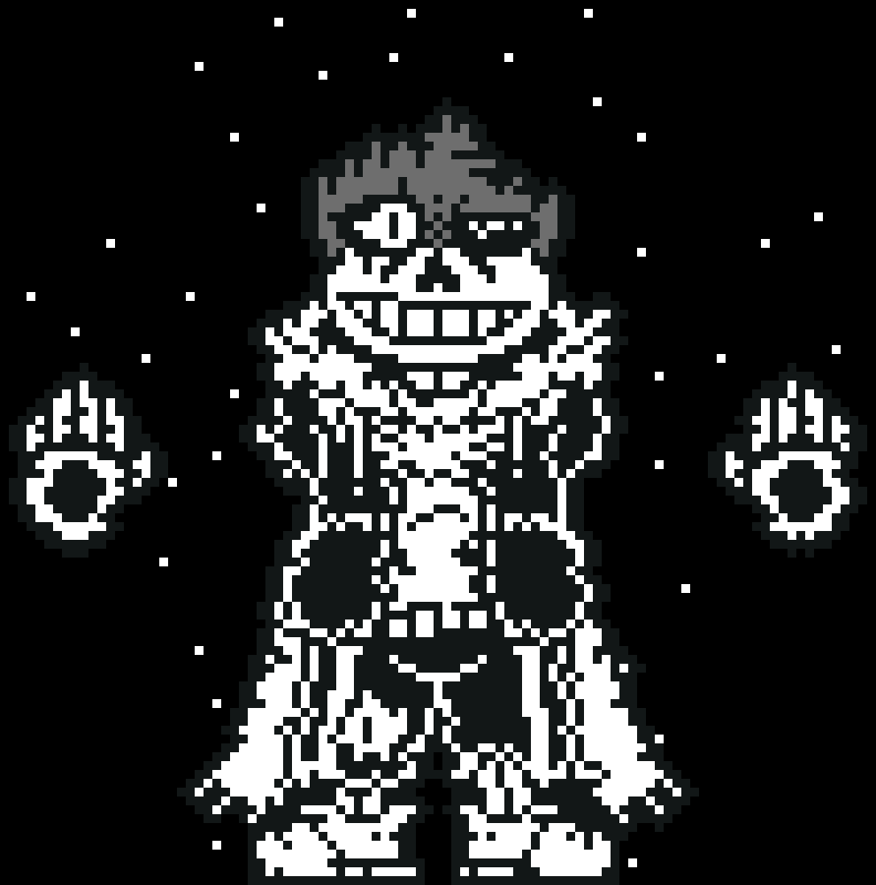 [bacbdc] Yeah that's what I'm doing and these hands here are created from his power ... might look identical to Gaster's but I can tell you Gaster is not involved