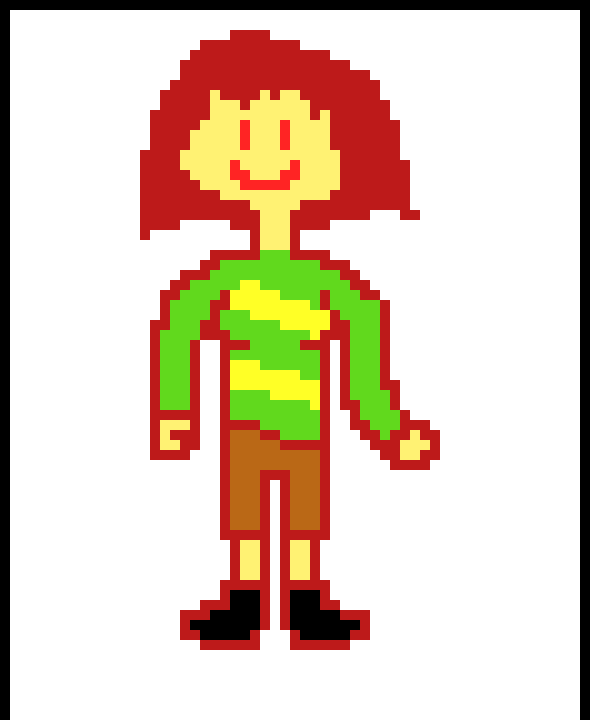 [9664c4] Distorted!Chara Re-draw