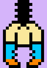 [05b0c1] *Battle theme plays* *The Bulb on it's chest gets smaller. It charges again, but once it goes past Chris and climbs up on the ceiling.*