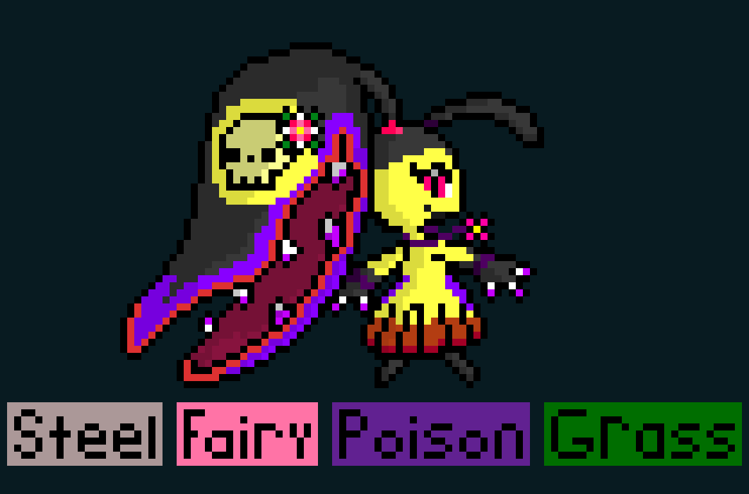 [9664c4] Japanese Poisonous Bite Mawile (By The darkened Wolf)