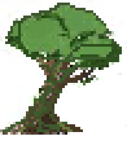 [1021d6] slanted tree with vines