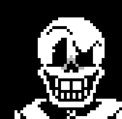 [2fe70b] OH I AM THE GREAT PAPYRUS! YOU JUST PASSED OUT ON THE GROUND