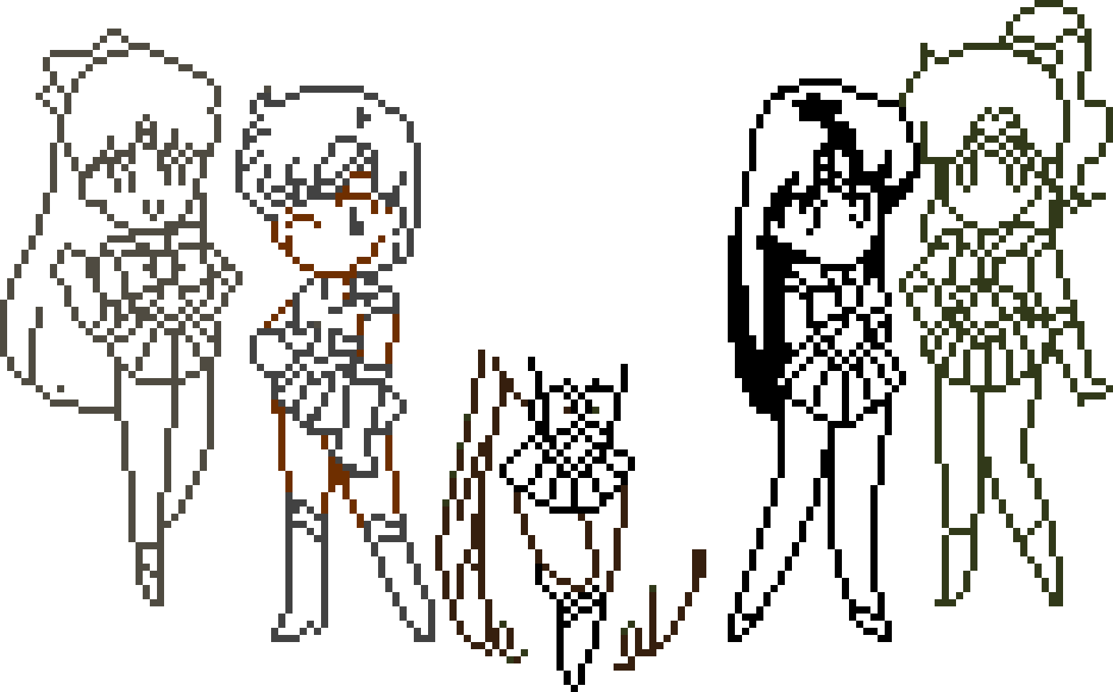 [9664c4] Sailor Moon Characters - Unfinished