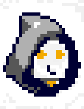 [dfb43a] Reaper Overwatch Pixel Face 
