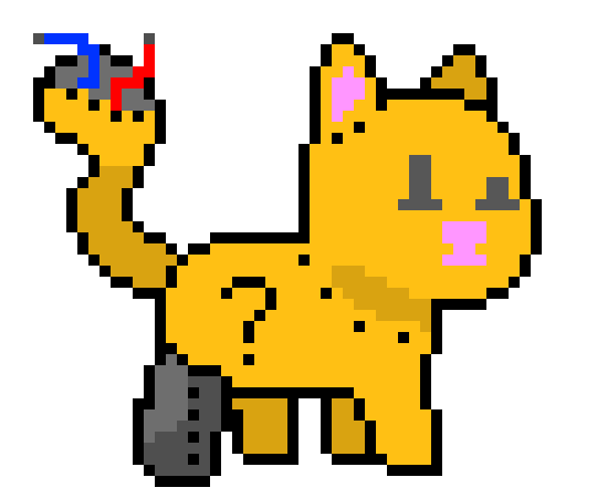 [3a33bd] (Jumps on top of Bad lovers head and sniffs the plant)How do you have a plant growing out of your head?-Speck