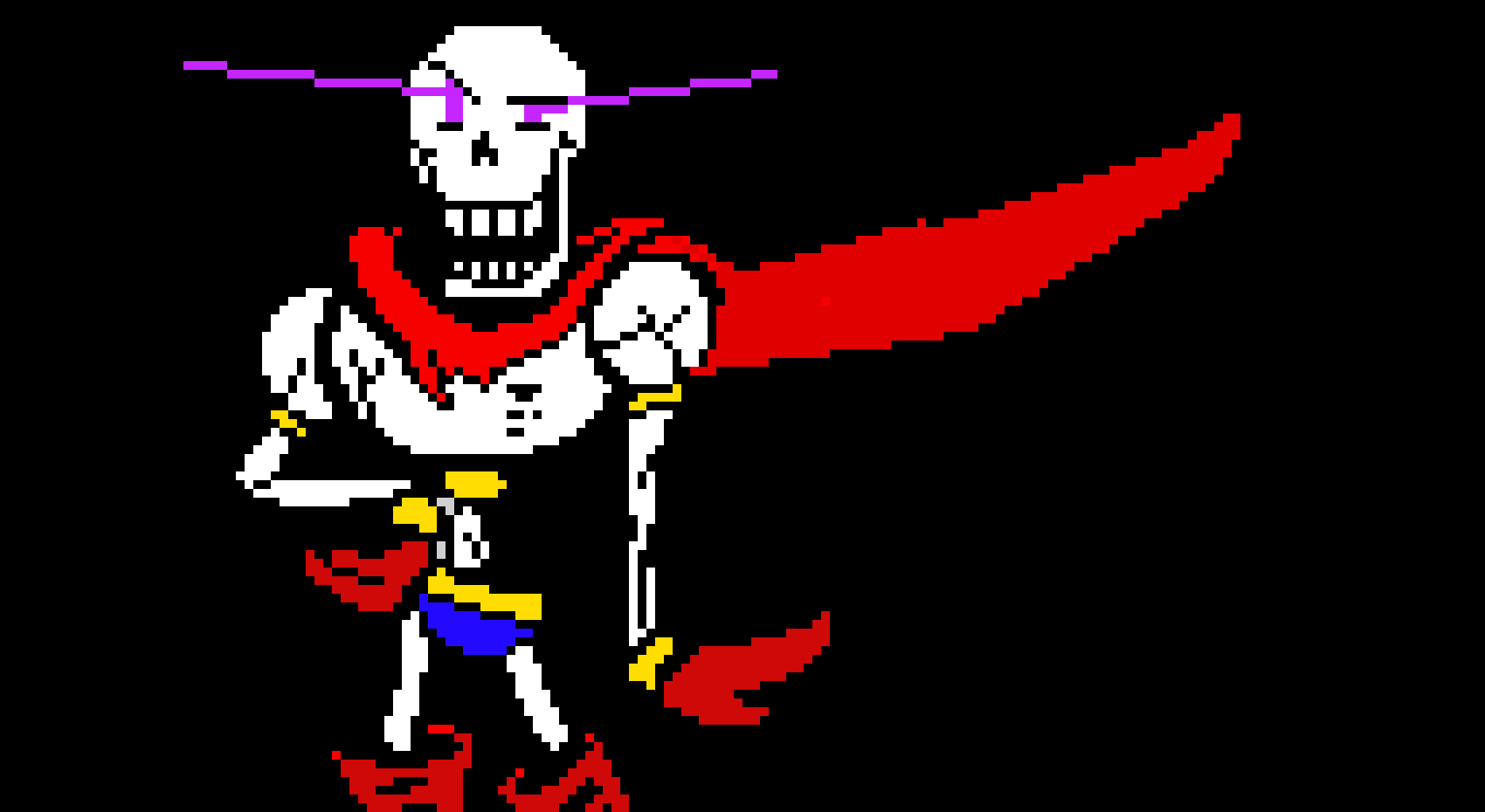 [75f2f2] Undertale Papyrus sprite