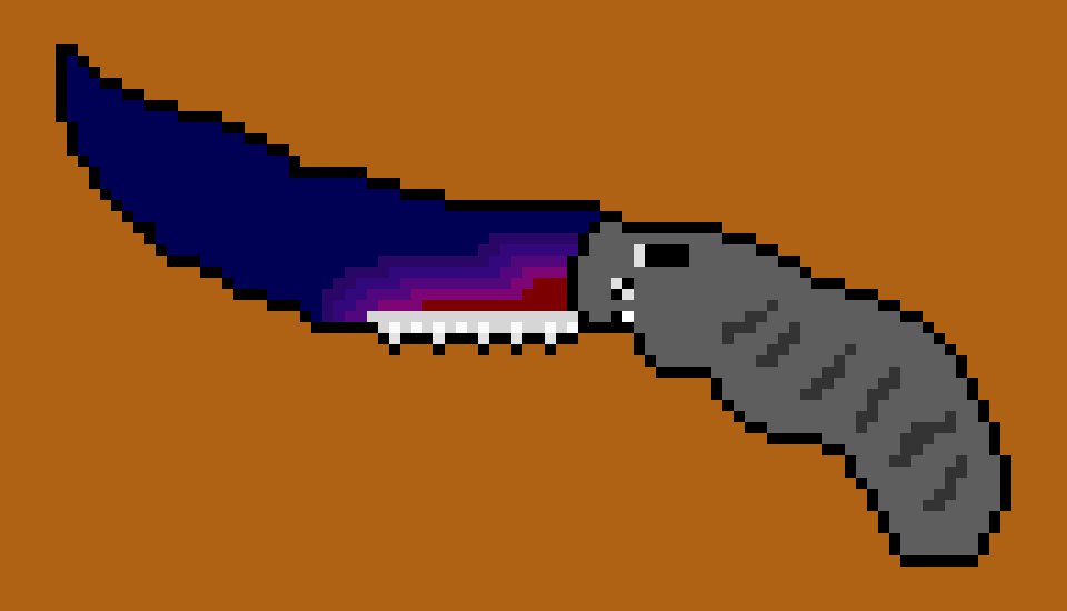 [9664c4] flip knife doppler