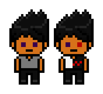 [6c26bc] Dunstan Mauvisto the Mastermind - Danganronpa OC